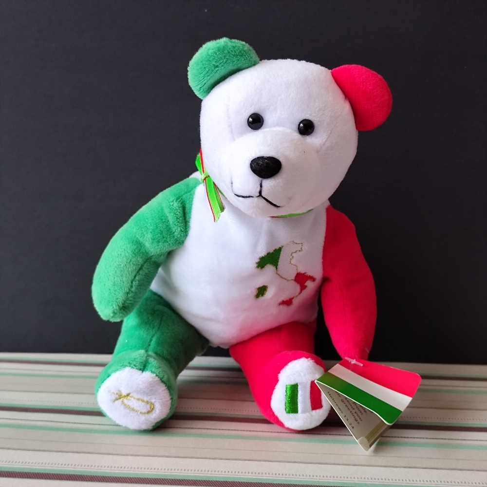 4/$50⭐️Holy Bears "God Bless Italy" plush bear